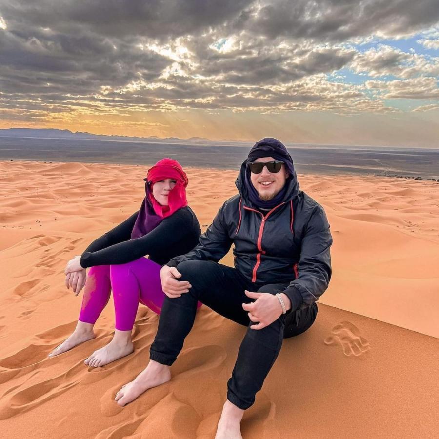 Ahlam Luxury Camp Hotel เมอร์ซูกา ภายนอก รูปภาพ