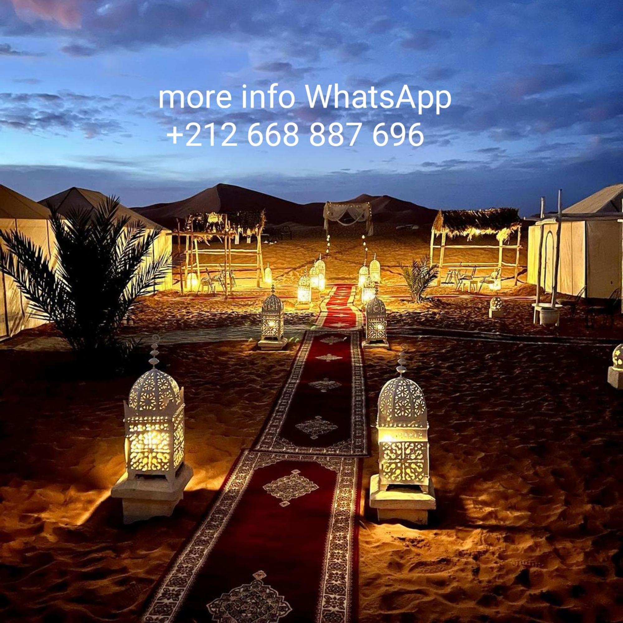 Ahlam Luxury Camp Hotel เมอร์ซูกา ภายนอก รูปภาพ
